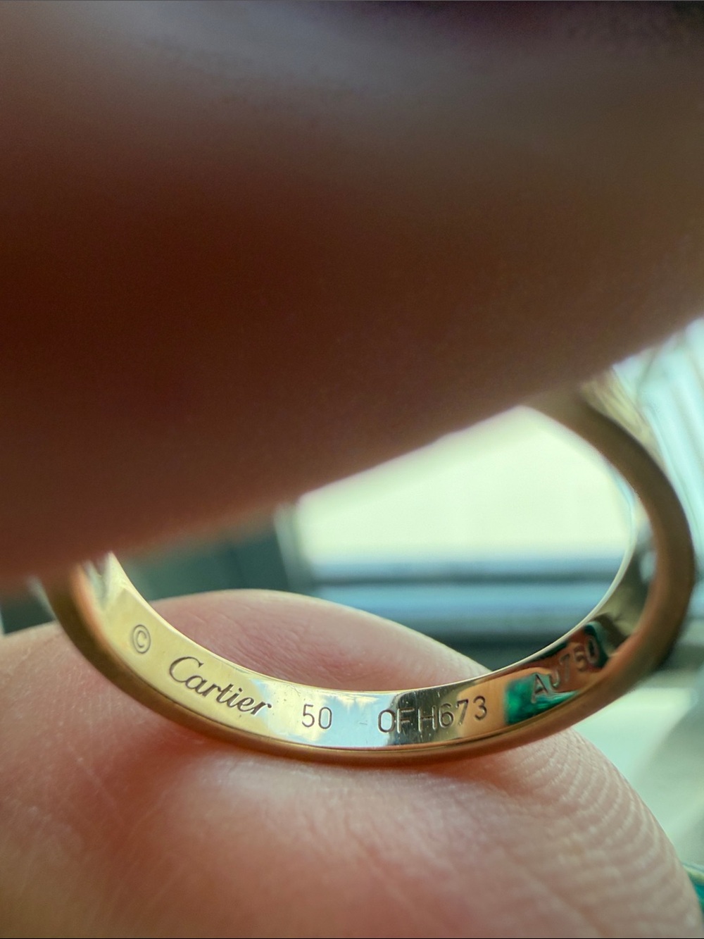 Cartier LOVE 18K Pink Gold Diamond 2.6mm Paved Band Ring 50 5.25 - Picture 3 of 10